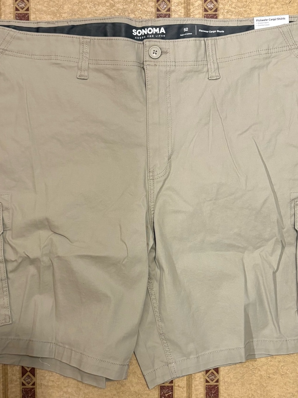 SONOMA Men's Cargo Shorts in Khaki Tone
